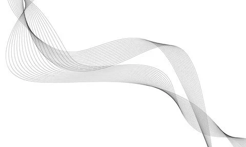 Abstract wave element for design. Digital frequency track equalizer. Styliz.. Stock Illustration
