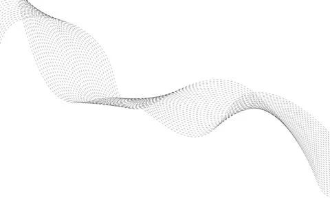 Abstract wave element for design. Digital frequency track equalizer. Styliz.. Stock Illustration