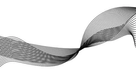 Abstract wave element for design. Digital frequency track equalizer. Styliz.. Stock Illustration