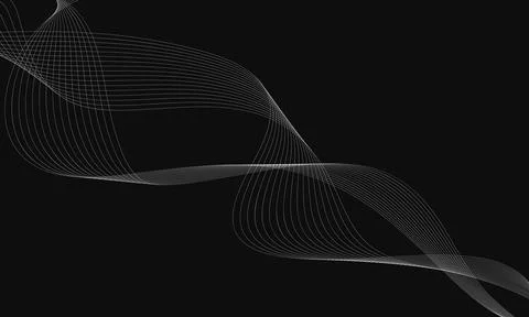 Abstract wave element for design. Digital frequency track equalizer. Stylized Stock Illustration