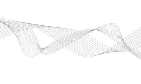 Abstract wave element for design. Digital frequency track equalizer. Styliz.. Illustrazione stock