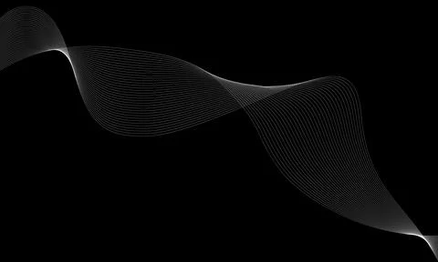 Abstract wave element for design. Digital frequency track equalizer. Stylized Stock Illustration
