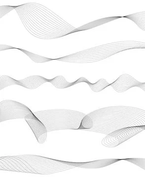 Abstract wave element for design. Digital frequency track equalizer. Styliz.. Stock Illustration