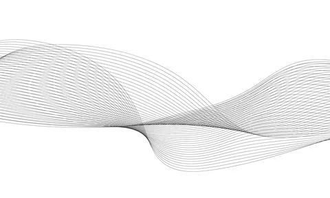 Abstract wave element for design. Digital frequency track equalizer. Stylized Stock Illustration