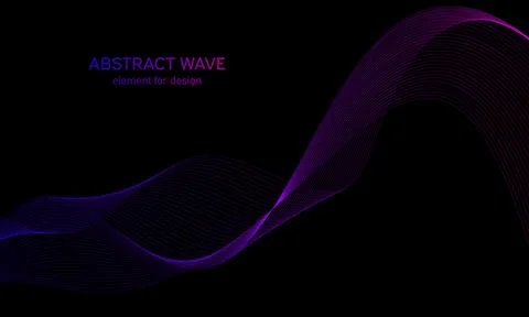 Abstract wave element for design. Digital frequency track equalizer. Stylized Illustrazione stock