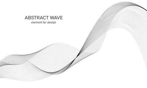 Abstract wave element for design. Digital frequency track equalizer. Styliz.. Stock Illustration