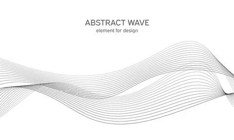 Abstract wave element for design. Digital frequency track equalizer. Stylized Illustrazione stock