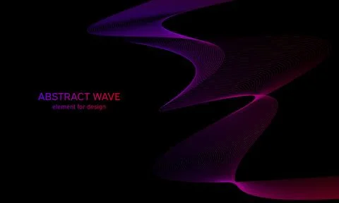 Abstract wave element for design. Digital frequency track equalizer. Stylized Stock Illustration