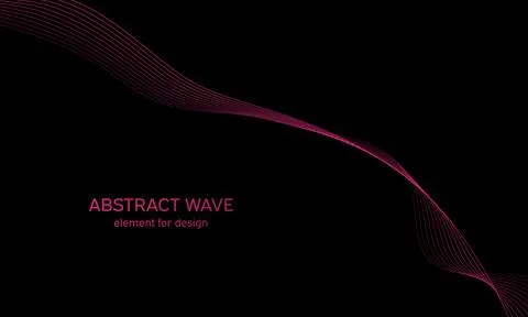 Abstract wave element for design. Digital frequency track equalizer. Stylized Stock Illustration