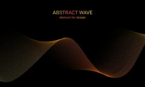 Abstract wave element for design. Digital frequency track equalizer. Stylized Stock Illustration
