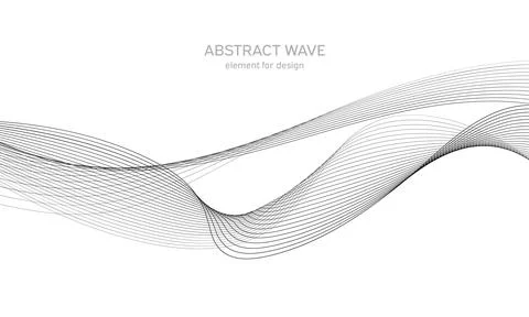 Abstract wave element for design. Digital frequency track equalizer. Stylized Stock Illustration