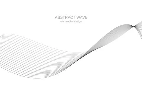 Abstract wave element for design. Digital frequency track equalizer. Stylized Ilustración de archivo