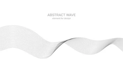 Abstract wave element for design. Digital frequency track equalizer. Stylized Illustrazione stock