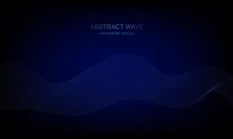 Abstract wave element for design. Digital frequency track equalizer. Stylized Illustrazione stock