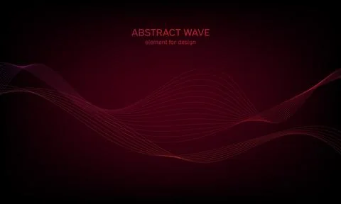 Abstract wave element for design. Digital frequency track equalizer. Stylized Stock Illustration