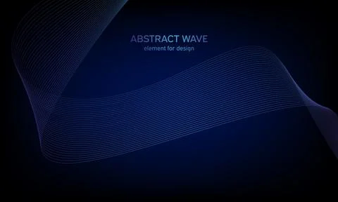Abstract wave element for design. Digital frequency track equalizer. Stylized Stock Illustration
