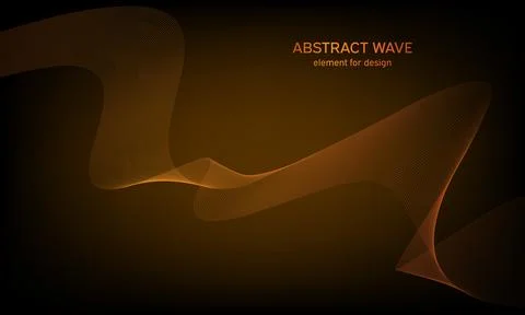 Abstract wave element for design. Digital frequency track equalizer. Stylized Stock Illustration