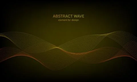 Abstract wave element for design. Digital frequency track equalizer. Styliz.. Stock Illustration