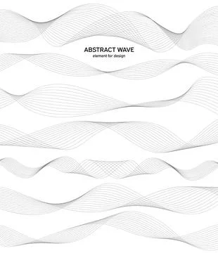 Abstract wave element for design. Digital frequency track equalizer. Styliz.. Illustrazione stock