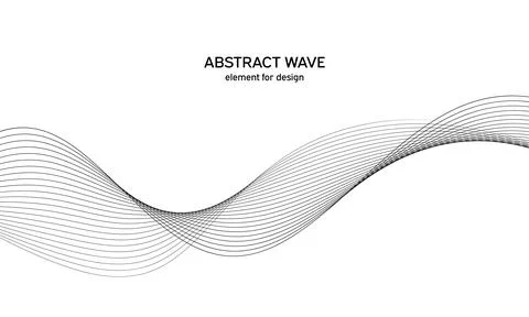 Abstract wave element for design. Digital frequency track equalizer. Styliz.. Illustrazione stock