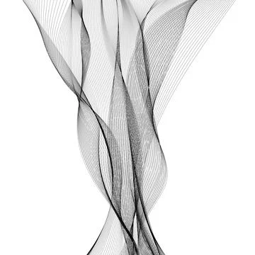 Abstract wave element for design. Digital frequency track equalizer. Stylized Stock Illustration