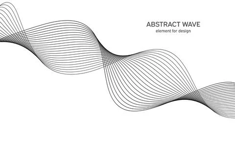 Abstract wave element for design. Digital frequency track equalizer. Stylized Illustration