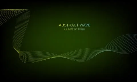 Abstract wave element for design. Digital frequency track equalizer. Styliz.. Stock Illustration