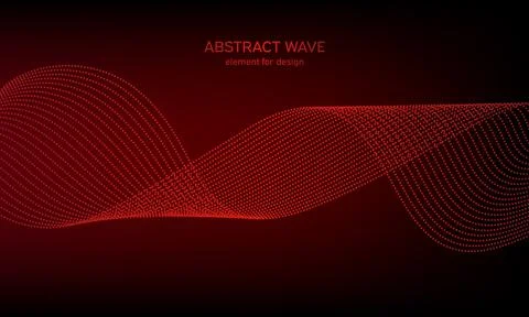 Abstract wave element for design. Digital frequency track equalizer. Styliz.. Stock Illustration