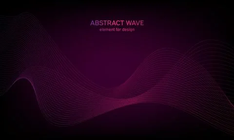 Abstract wave element for design. Digital frequency track equalizer. Styliz.. Illustrazione stock
