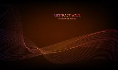 Abstract wave element for design. Digital frequency track equalizer. Styliz.. Stock Illustration