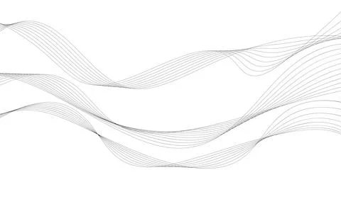 Abstract wave element for design. Digital frequency track equalizer. Stylized Stock Illustration