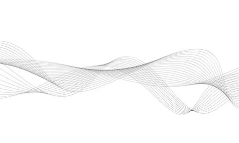 Abstract wave element for design. Digital frequency track equalizer. Stylized Illustrazione stock