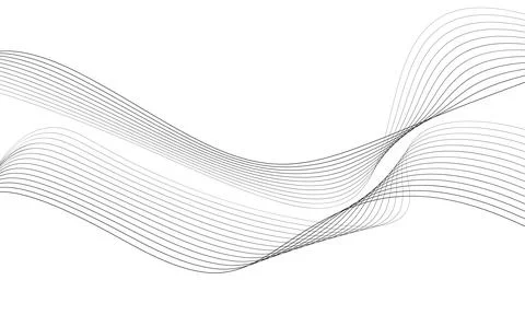 Abstract wave element for design. Digital frequency track equalizer. Stylized Stock Illustration