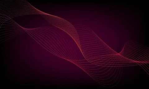 Abstract wave element for design. Digital frequency track equalizer. Stylized Stock Illustration