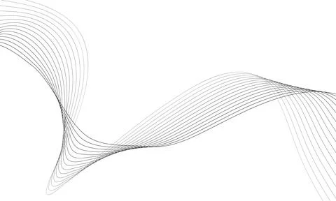 Abstract wave element for design. Digital frequency track equalizer. Stylized Stock Illustration