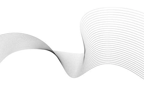 Abstract wave element for design. Digital frequency track equalizer. Stylized Stock Illustration