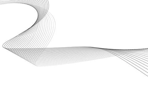 Abstract wave element for design. Digital frequency track equalizer. Stylized Stock Illustration