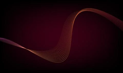 Abstract wave element for design. Digital frequency track equalizer. Stylized Stock Illustration