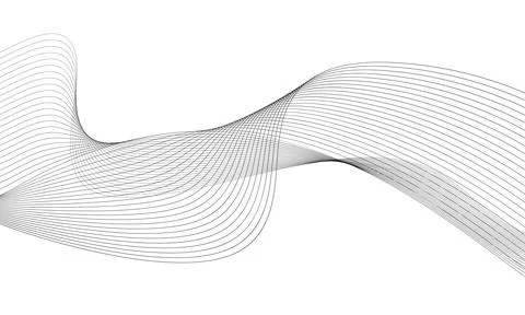 Abstract wave element for design. Digital frequency track equalizer. Stylized Stock Illustration