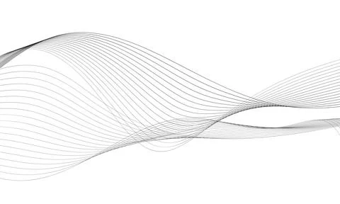 Abstract wave element for design. Digital frequency track equalizer. Stylized Illustrazione stock