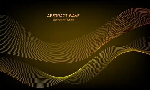 Abstract wave element for design. Digital frequency track equalizer. Styliz.. Stock Illustration
