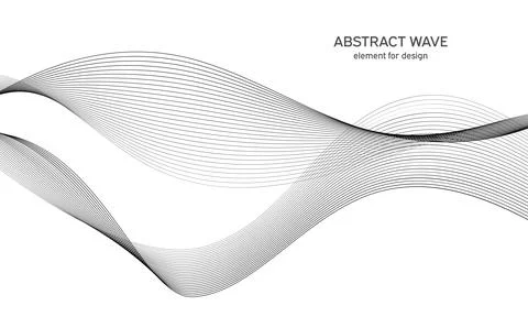Abstract wave element for design. Digital frequency track equalizer. Styliz.. Stock Illustration