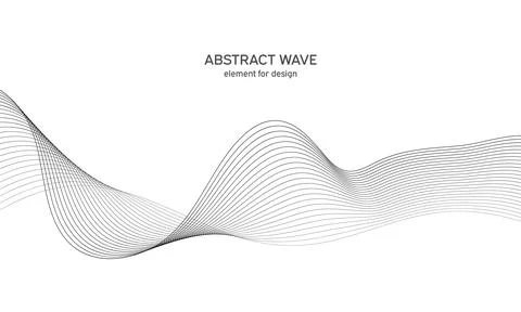 Abstract wave element for design. Digital frequency track equalizer. Styliz.. Stock Illustration