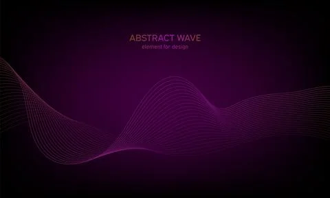 Abstract wave element for design. Digital frequency track equalizer. Styliz.. Stock Illustration