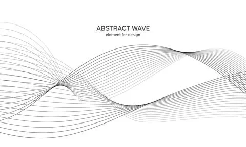 Abstract wave element for design. Digital frequency track equalizer. Stylized Stock-Illustration