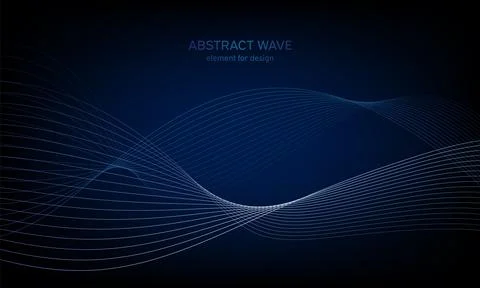 Abstract wave element for design. Digital frequency track equalizer. Styliz.. Stock Illustration