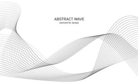 Abstract wave element for design. Digital frequency track equalizer. Stylized Ilustración de archivo
