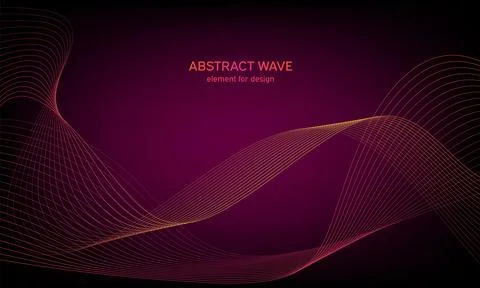 Abstract wave element for design. Digital frequency track equalizer. Styliz.. Stock Illustration