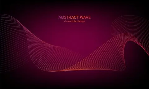 Abstract wave element for design. Digital frequency track equalizer. Styliz.. Illustrazione stock