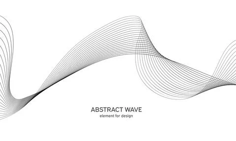 Abstract wave element for design. Digital frequency track equalizer. Styliz.. Illustrazione stock